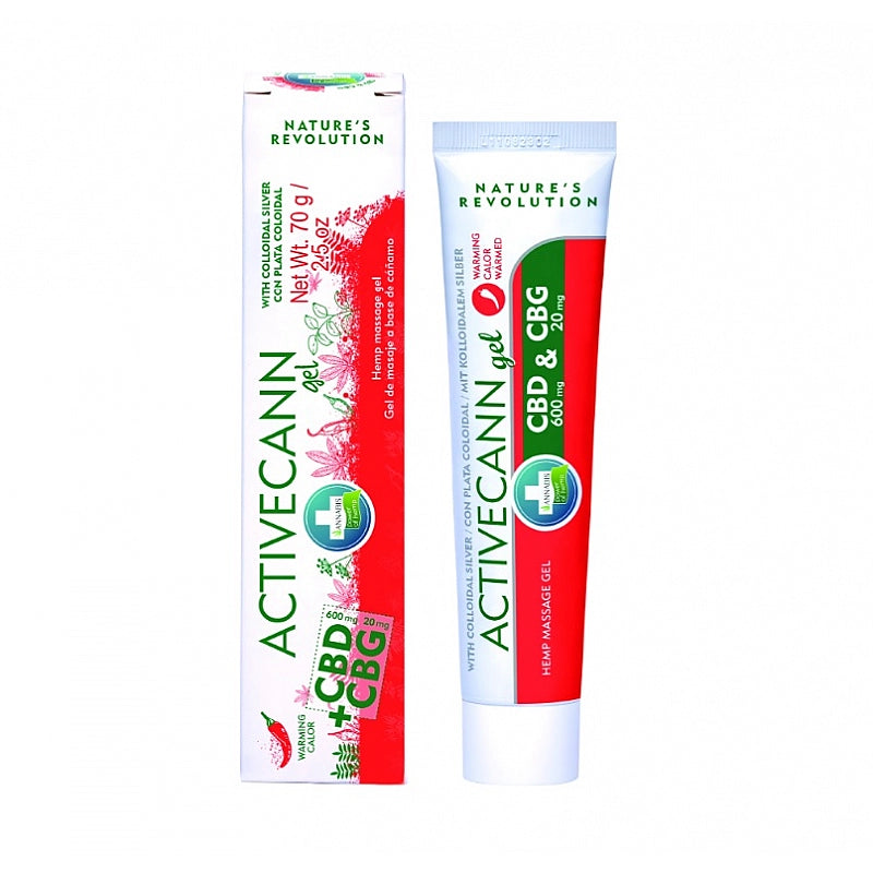 ACTIVECANN CBD + CBG EFECTO CALOR – Crema CBD para masaje con efecto calor