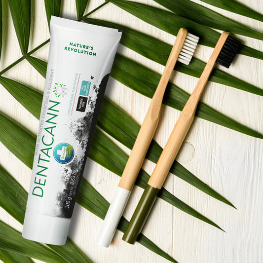 Pasta de dientes libre de flúor Dentacann